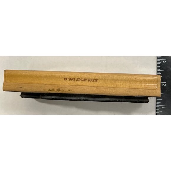 Vintage 1993 Monster Wood Mounted Rubber Stamp By Stamp Oasis 3161 HAlloween - Picture 4 of 4